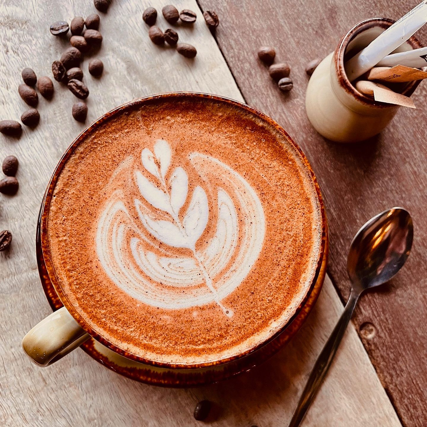 Freshly brewed coffee served at The Cabin, one of the top Sheffield brunch cafes.